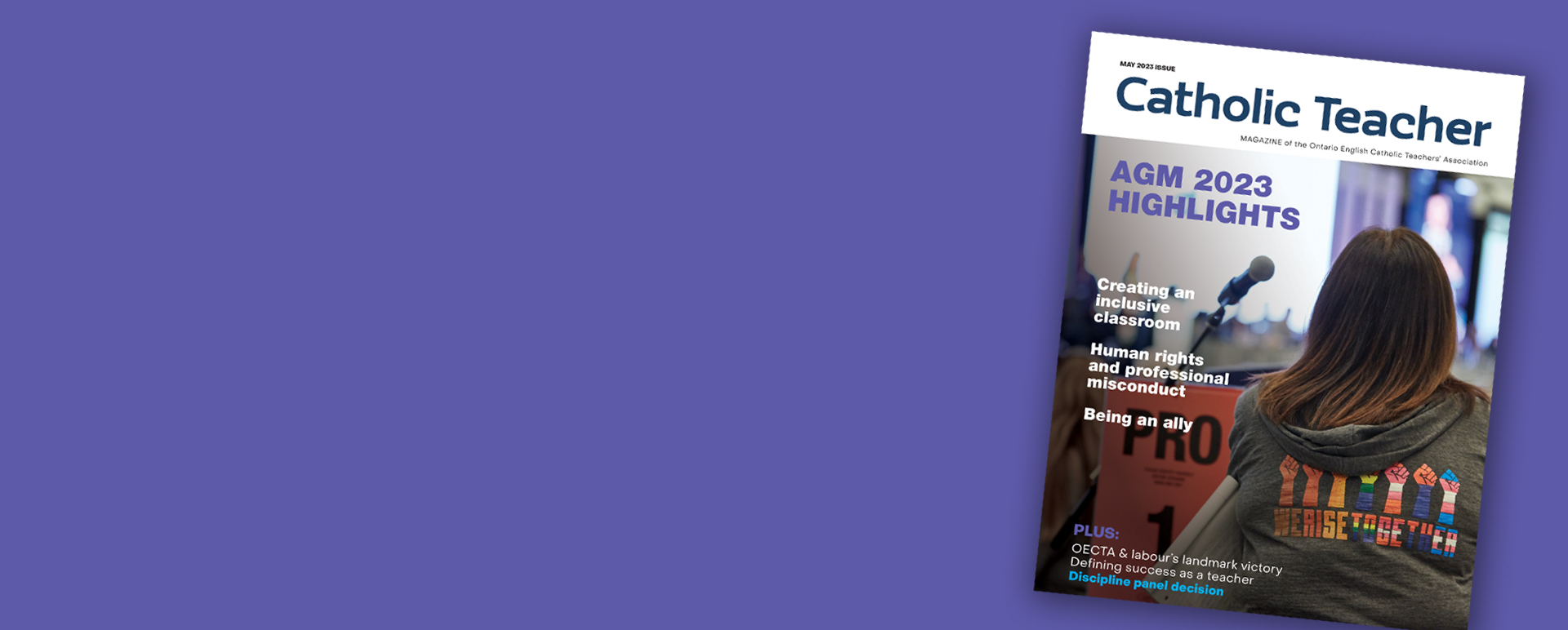 Read the May issue of Catholic Teacher magazine