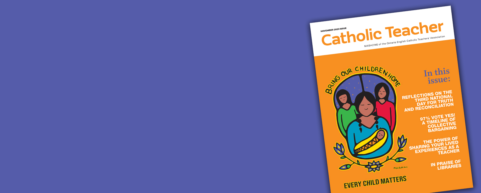 Read the November issue of Catholic Teacher magazine